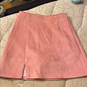 pink skirt